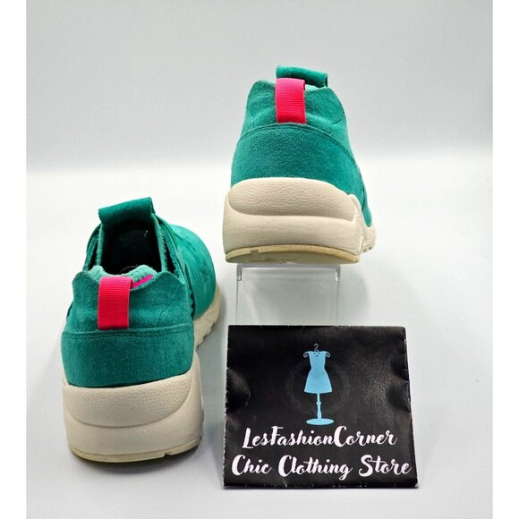 New Balance Women's Teal Blue Suede 580 Deconstructed Running Shoes Size 9 2489 - Picture 6 of 16